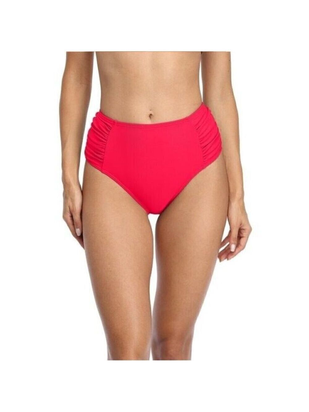 LA Blanca Bikini Bottoms "Island Goddess" High Waist Womens Sz 6 BNWOT Full Back
